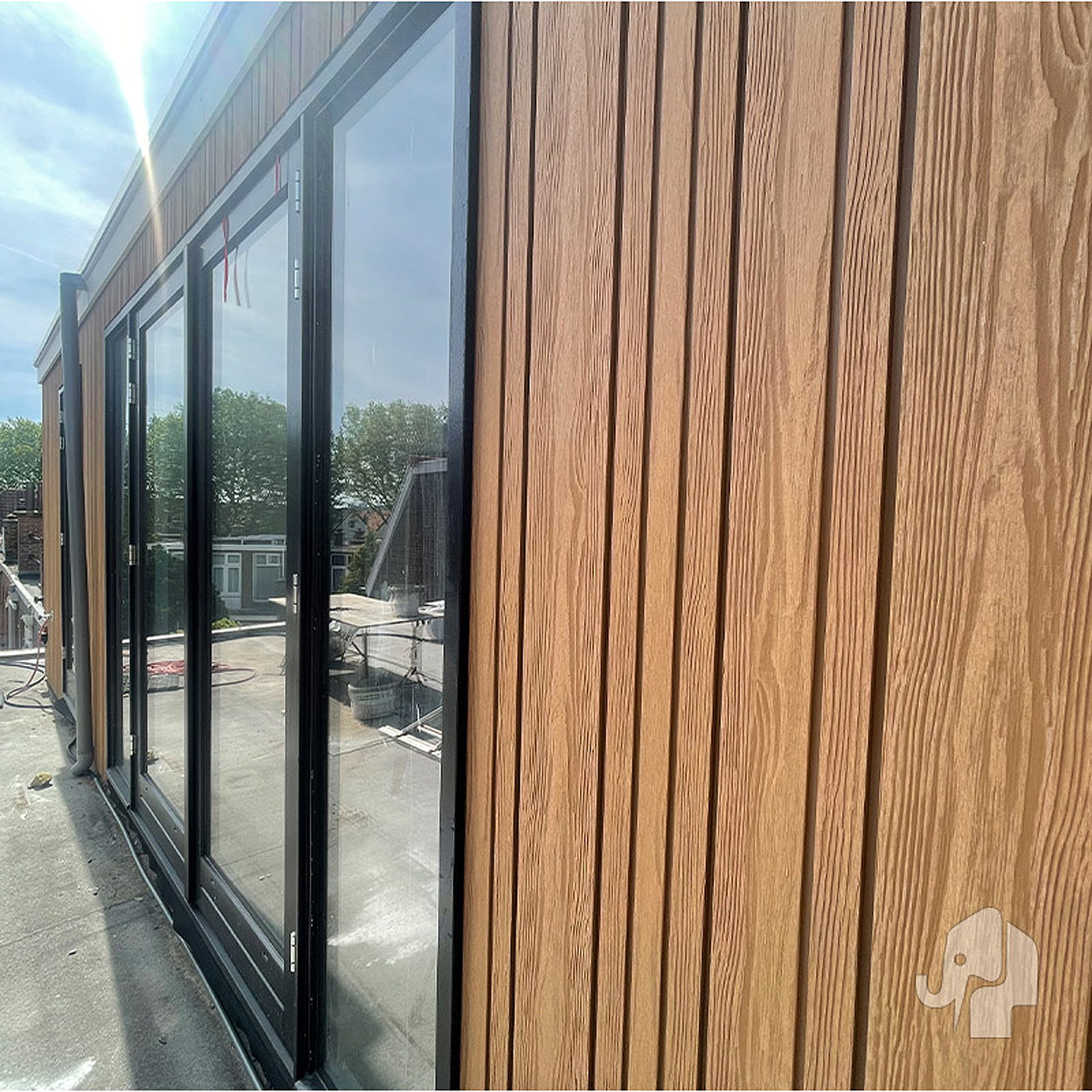 Eva-Last Composiet Gevelbekleding Natural Cedar Stripes S